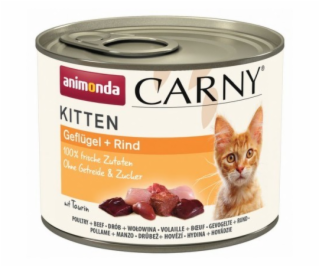 Animonda ANIMONDA Carny Kitten příchuť: hovězí a krůtí sr...
