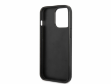 Guess PC/TPU Glitter Flakes Metal Logo Zadní Kryt pro iPhone 14 Pro Black