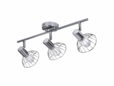 Activejet GIZEL triple ceiling wall light strip chrome E14 wall lamp for living room