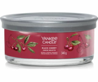 Svíčka ve skleněném válci Yankee Candle, Zralé třešně, 340 g