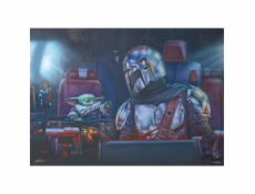  Thomas Kinkade Studios: Star Wars The Mandalorian – Dva na cestě, Puzzle
