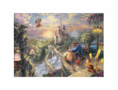 Thomas Kinkade Studios: Disney - Beauty and the Beast in der Nostalgie Metalldose, Puzzle