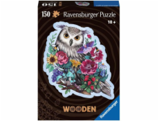  Dřevěné puzzle Tajemná sova