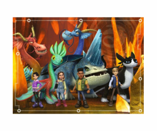  Dětské puzzle Draci - 9 světů