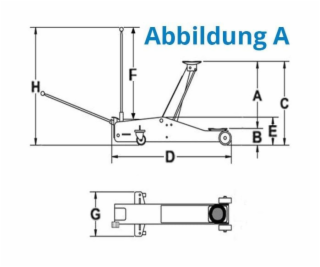 Güde 18033 Hydraulický zvedák GRH2,5/510