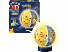 Ravensburger 3D PuzzleBall svítící Pokemon 72ks