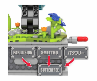  Pokémon Motion Smettbo pohyblivá stavebnice, stavebnice