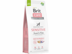 BRIT Care Dog Sustainable Sensitive  Insect & Fish Krmivo pro psy 12 kg 