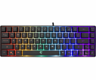 Klávesnice White Shark Whiteshark, Ronin Czarna membránov...