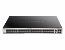 D-Link DGS-3130-54S L3 Stackable Managed switch, 48x SFP, 2x 10G RJ-45, 2x 10G SFP+