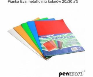 Penword Foam EVA Metallic Mix Colors 20x30 A5