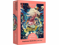 Puzzle 500 prvků? V růžovém sametu Imputuous World Life