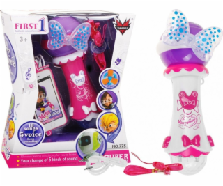 Ramizová mikrofon karaoke bílá melodie