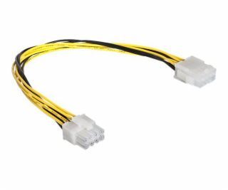 Delock ATX/EPS 8-pin-ATX/EPS 8-pin, 0,3 m, žlutá (83342)