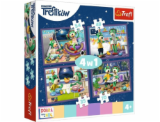 Trefl Trefliki Puzzle Večerní rituály Dobrathnie 4in1