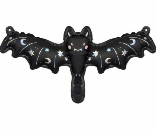 PartyDeco Fólie Balloon Black Black Halloween dekorace