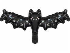 PartyDeco Fólie Balloon Black Black Halloween dekorace