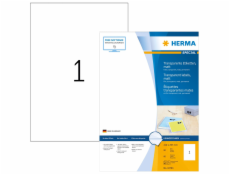 Herma transp. Etiketten  210X297 100 Blatt DIN A4 80 Stück  10783