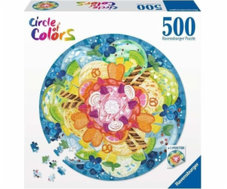  Puzzle Kruh barev zmrzliny