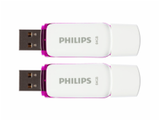 Philips USB 2.0 2-Pack      64GB Snow Edition Magic Purple