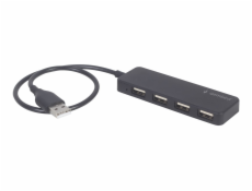 Gembird USB HUB Gembird Hub USB-C 4-port (černý)