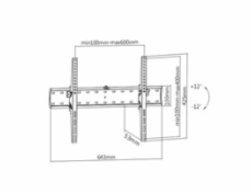 Gembird WM-70T-02 TV mount 177.8 cm (70 ) Black