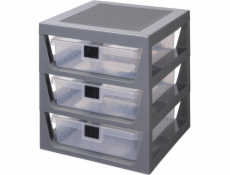  Úložný stojan LEGO se 3 zásuvkami, úložný box