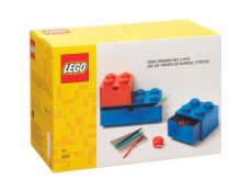  Sada 3 stolních zásuvek LEGO, úložný box