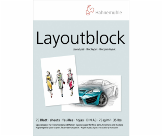 Hahnemühle Layout Pad   A 3 75 Sheets 75 g