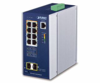 Planet IGS-4215-4UP4T2S průmyslový L2 PoE switch 8x 1Gb, ...