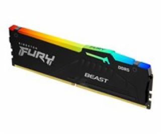 Kingston FURY Beast/DDR5/64GB/5200MHz/CL40/4x16GB/RGB/Black