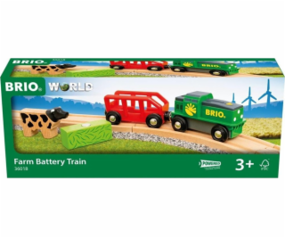 Akumulátorový vláčik BRIO World Farm