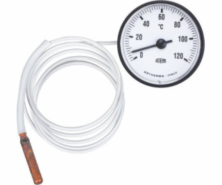 Domer teplomer s bielou kapilárou, kotúč 63mm (5720)