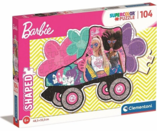 Puzzle 104 dielikov v tvare Barbie