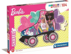 Puzzle 104 dielikov v tvare Barbie