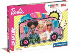 Puzzle 104 dielikov v tvare Barbie