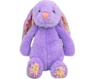 Maskot zajačika Michaś fialový 25 cm