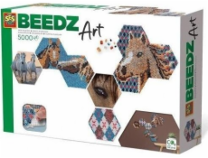 Beedz Art - hexagonální koně