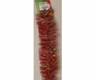 Řetěz vánoční 1,8 m / 7 cm červená duha