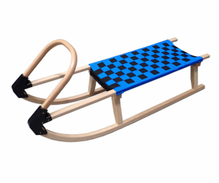 Sáně Acra 110cm dřevěné - modré