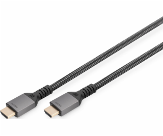 Digitus HDMI - HDMI kábel 3m sivý (DB-330200-030-S)