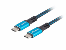 Lanberg CA-CMCM-45CU-0005-BK USB cable 0.5 m USB4 Gen 2x2 USB C Black Blue