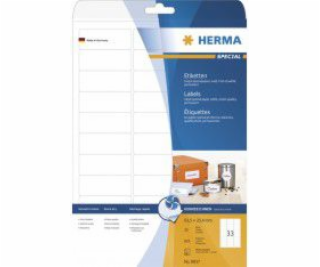 Herma Self -adhesivní štítky White Mat, 825 PCS (8837)