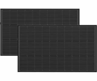 EcoFlow Sada dvou 100W rigidních solárních panelů