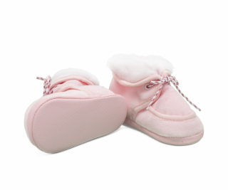 Kojenecké zimní capáčky New Baby růžové 6-12 m