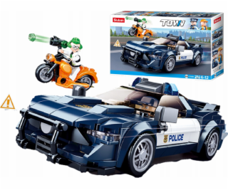 Gazelo Klocki Sluban Policejní auto s policistou 284 ks. ...