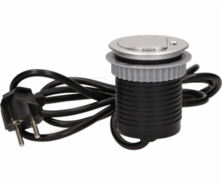Orno Nábytková zásuvka zapuštěná do desky 1x250V AC s kry...