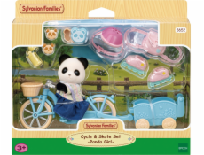 Epoch Sylvanian Families Panda Rosalina Sada na kolo a kolečkové brusle 5652
