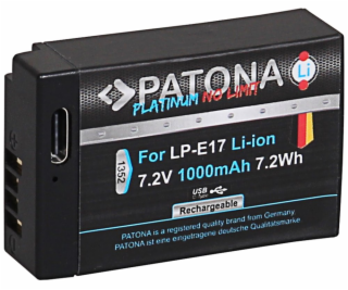 PATONA baterie pro foto Canon LP-E17 1000mAh Li-Ion Plati...