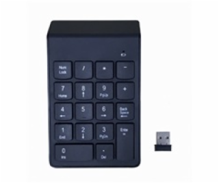 GEMBIRD numerická klávesnica KPD-W-02, bezdrôtová 2.4GHz,...